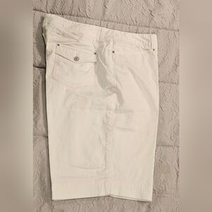 Jones New York Women's White Bermudas